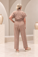 Load image into Gallery viewer, P073 No risk no magic jumpsuit gingham