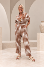 Load image into Gallery viewer, P073 No risk no magic jumpsuit gingham