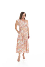 Load image into Gallery viewer, Tropical Paradise One Shoulder Dress