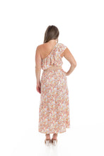 Load image into Gallery viewer, Tropical Paradise One Shoulder Dress