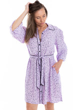 Load image into Gallery viewer, It's Never Too Late Shirt Dress