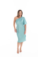 Load image into Gallery viewer, Keep Calm One Shoulder Dress
