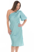 Load image into Gallery viewer, Keep Calm One Shoulder Dress