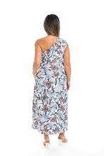 Load image into Gallery viewer, Tropical Paradise One Shoulder Dress