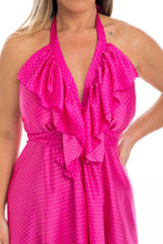Load image into Gallery viewer, Wave of Wanderlust Halter Maxi Dress