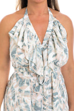 Load image into Gallery viewer, Wave of Wanderlust Halter Maxi Dress