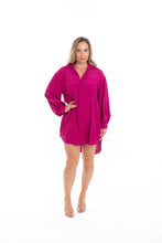 Load image into Gallery viewer, Escape to Paradise Shirt Dress