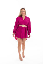 Load image into Gallery viewer, Escape to Paradise Shirt Dress