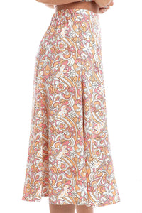 Tropical Paradise Midi Skirt