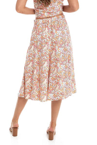 Tropical Paradise Midi Skirt