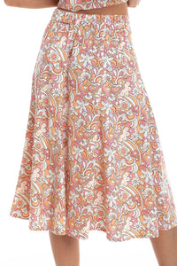 Tropical Paradise Midi Skirt