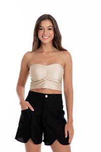 Basic Bandeau Top - Champagne