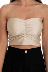 Basic Bandeau Top - Nude