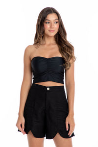 Basic Bandeau Top - Black