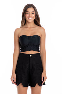 Basic Bandeau Top - Black