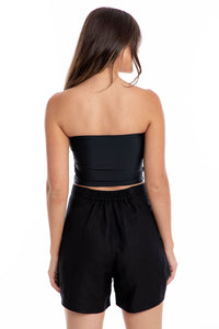 Basic Bandeau Top - Black