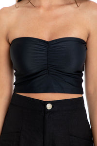 Basic Bandeau Top - Black